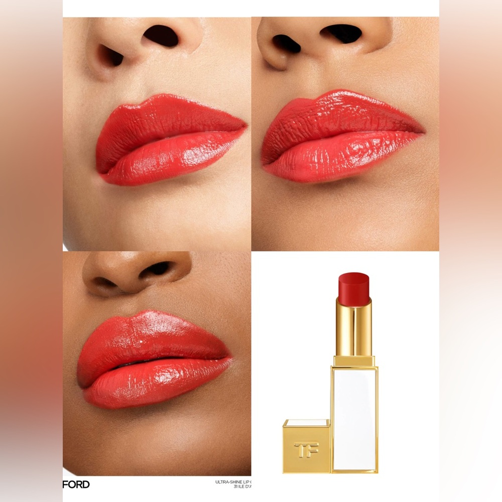 Tom Ford Soleil 31 Ile D'amour Ultra Shine Lip Color 0.11 oz/3.3 G NIB Lipstick